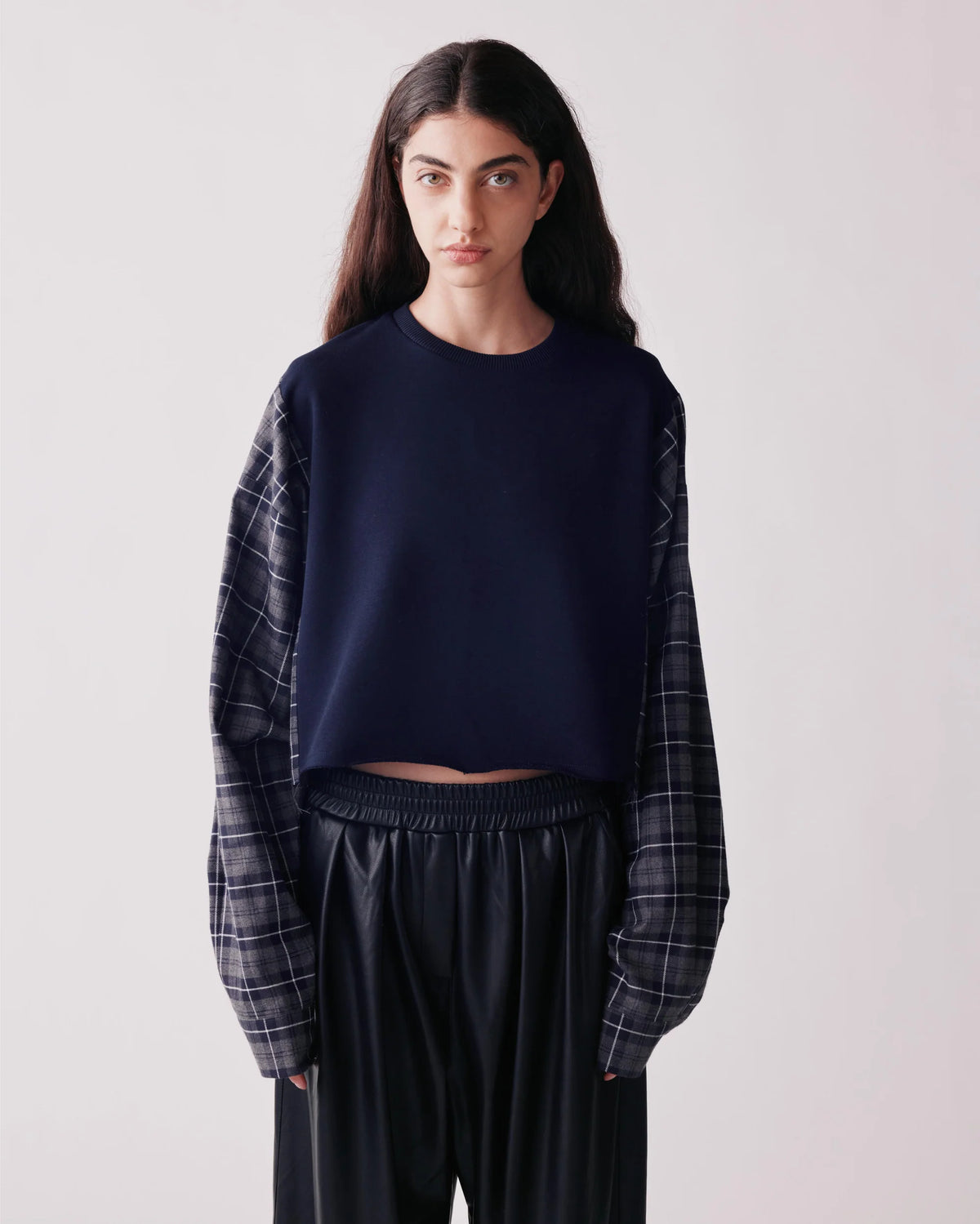 Sweater Marianne Jersey navy/grey