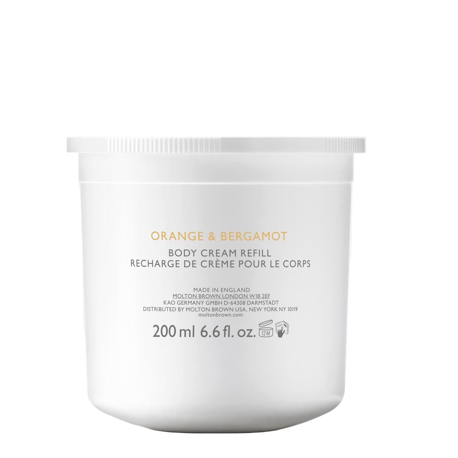Refill Orange & Bergamot body cream 200gr