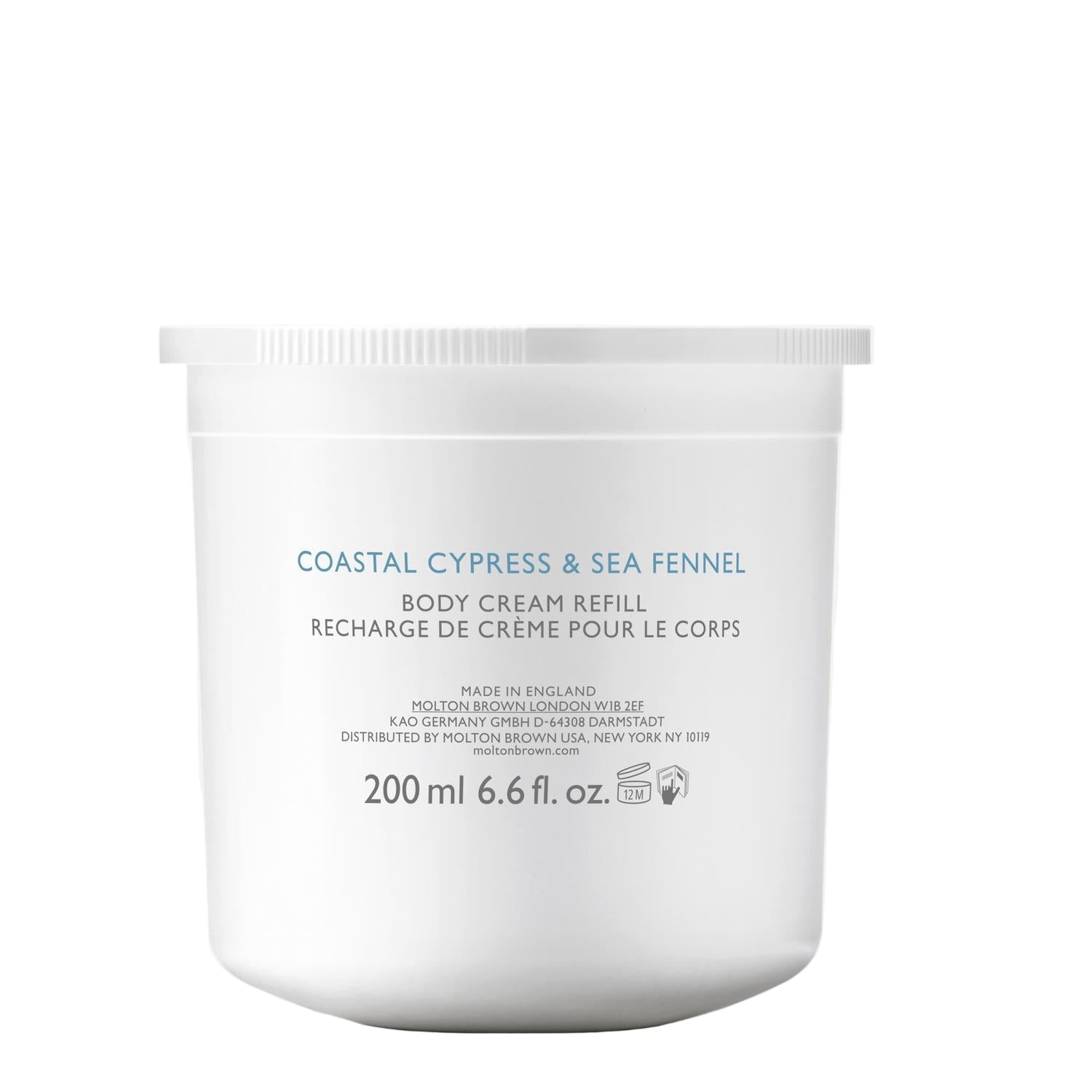 Refill Coastal Cypress & Sea Fennel body cream 200gr