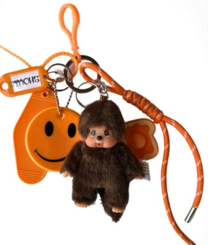 Bag charm monchichi orange