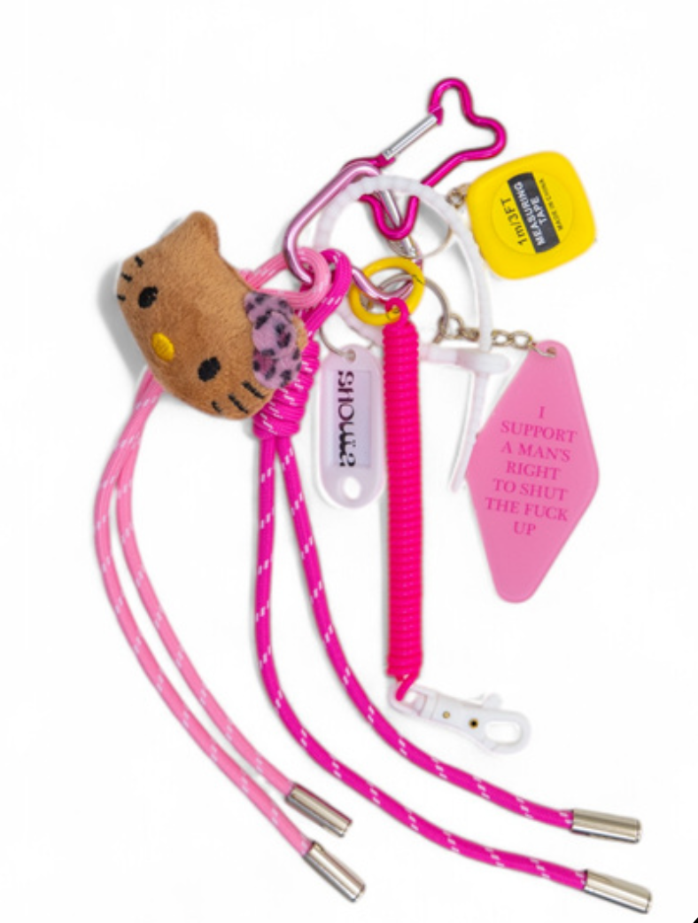 Bag charm pink hello kitty
