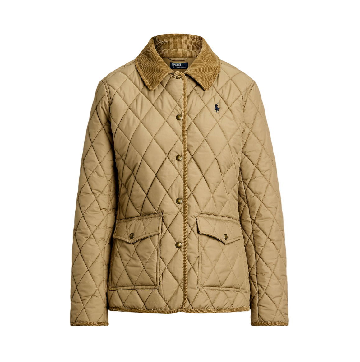 Coat woven desert khaki