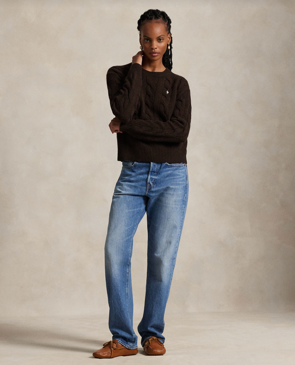 Knit Julianna wol/cashmere brown