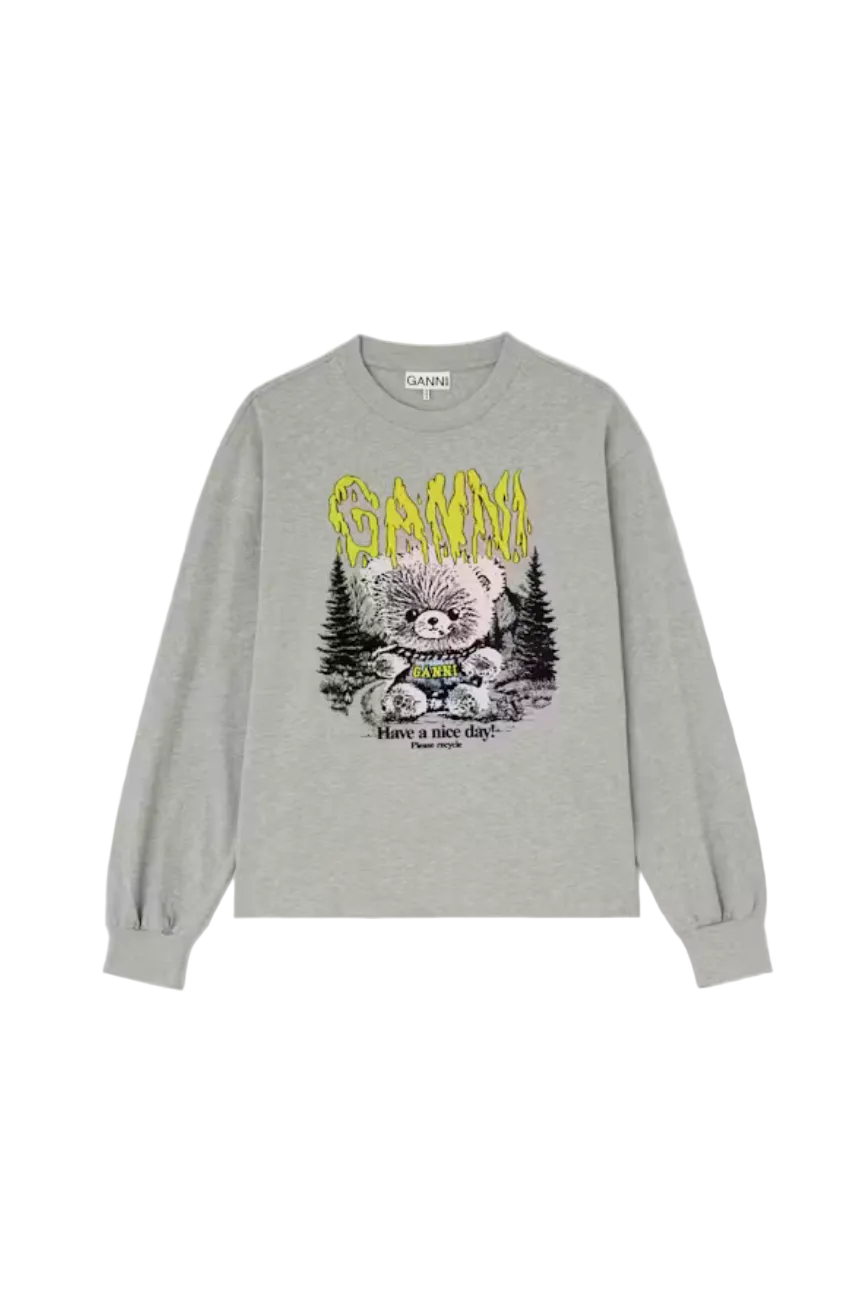 Image of Longsleeve Teddy forest paloma