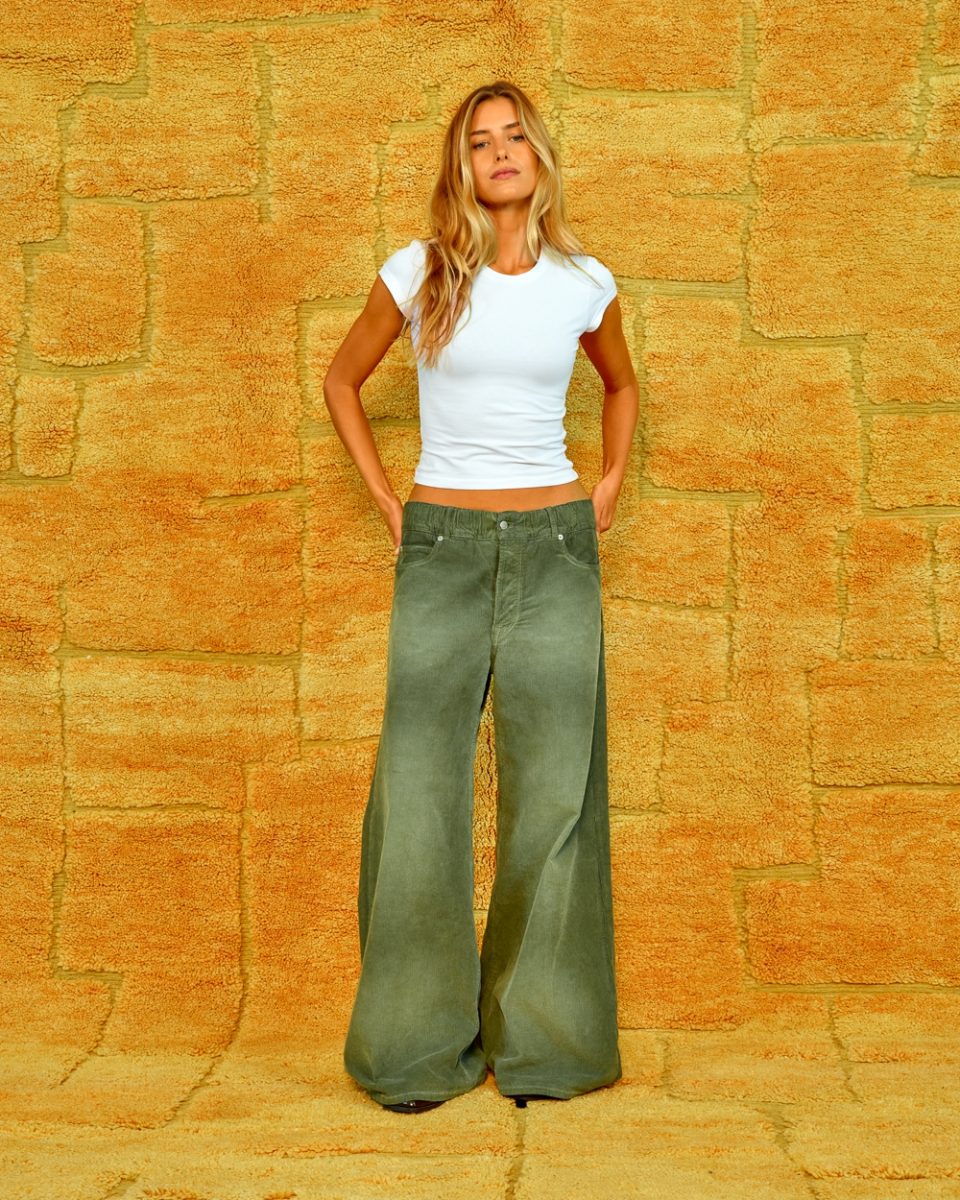 Pants Super Woody casual corduroy khaki