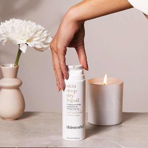 Skin deep dry leg oil