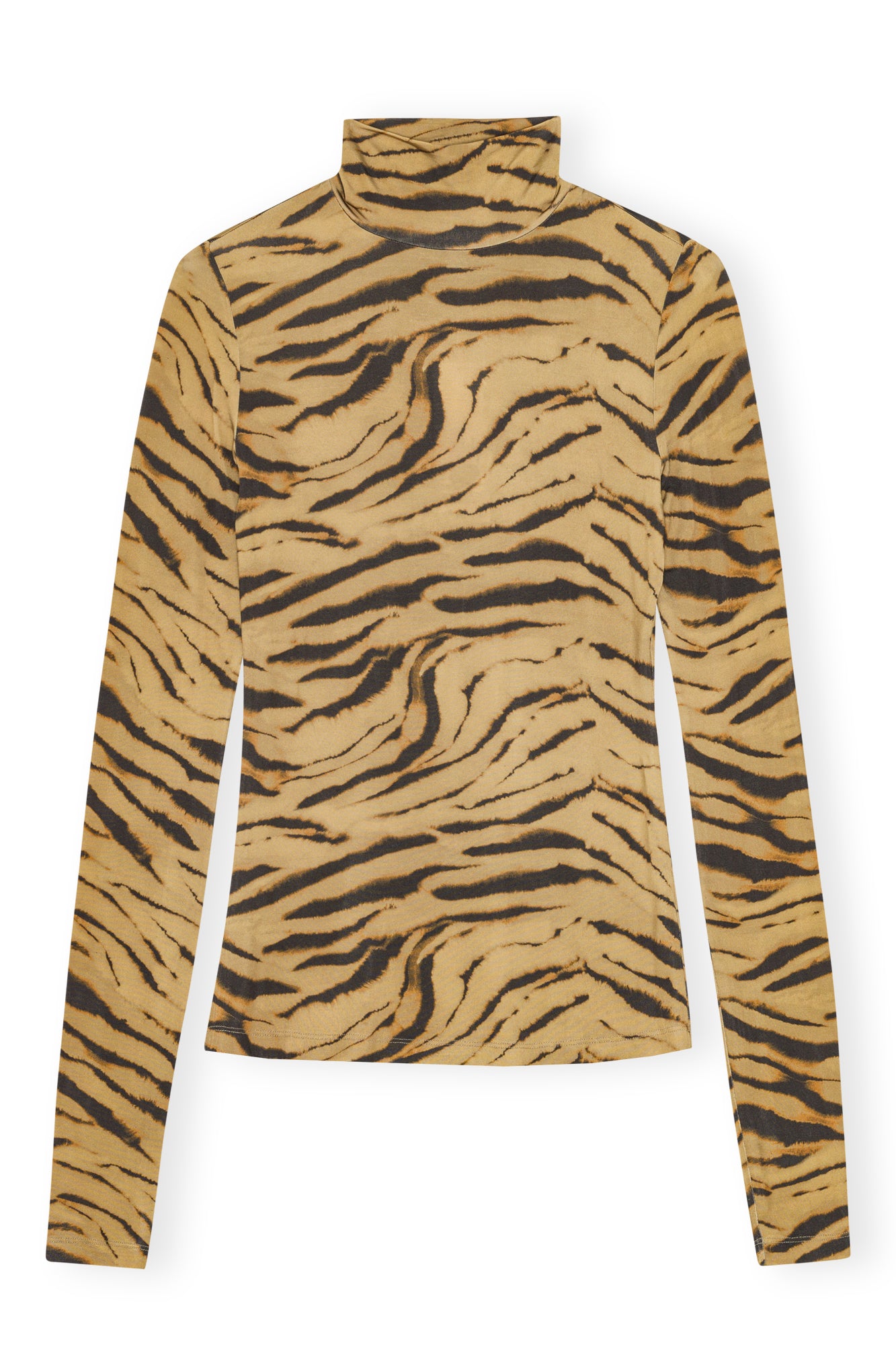 Top turtleneck khaki