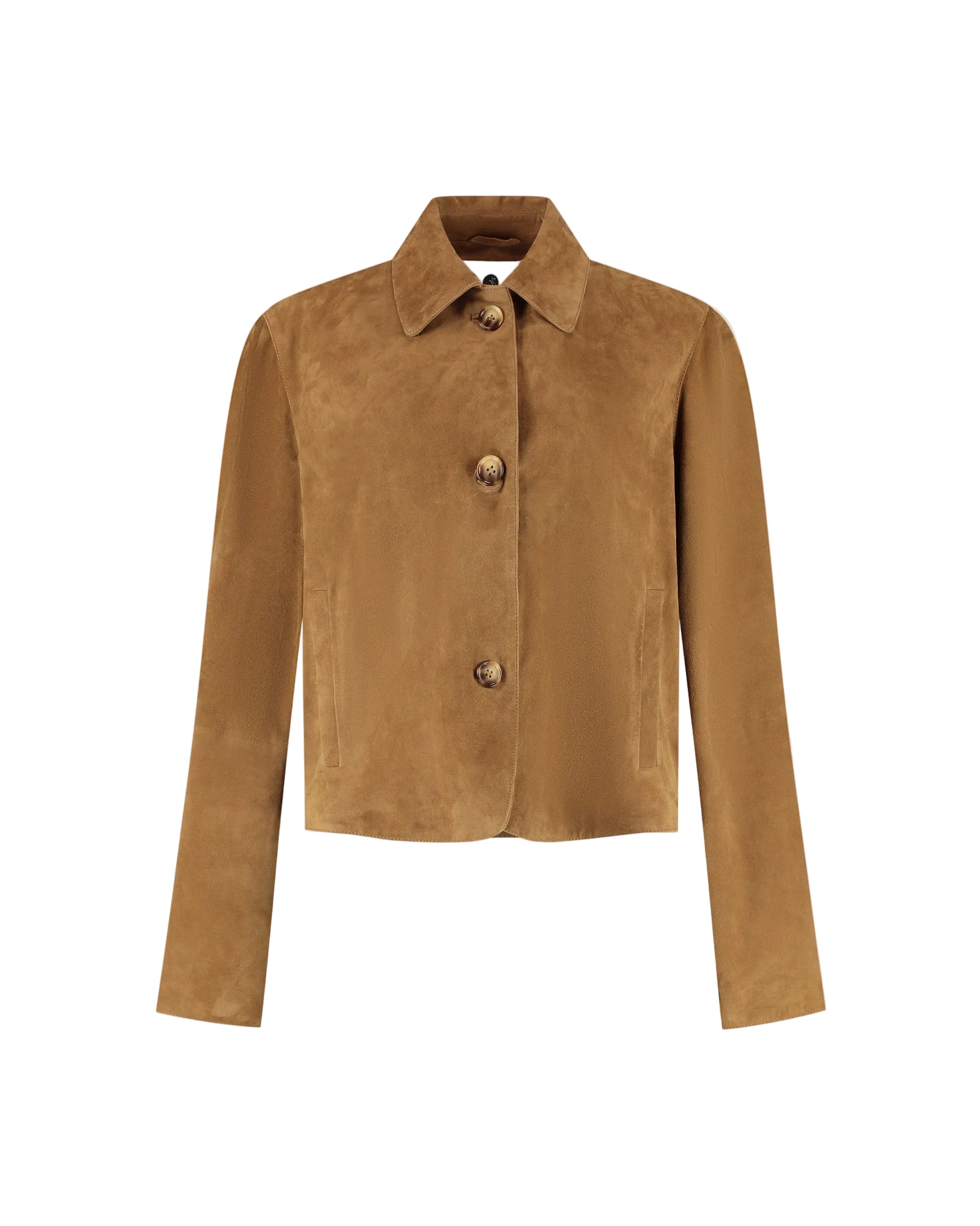 Jacket Rocky suede cinnamon