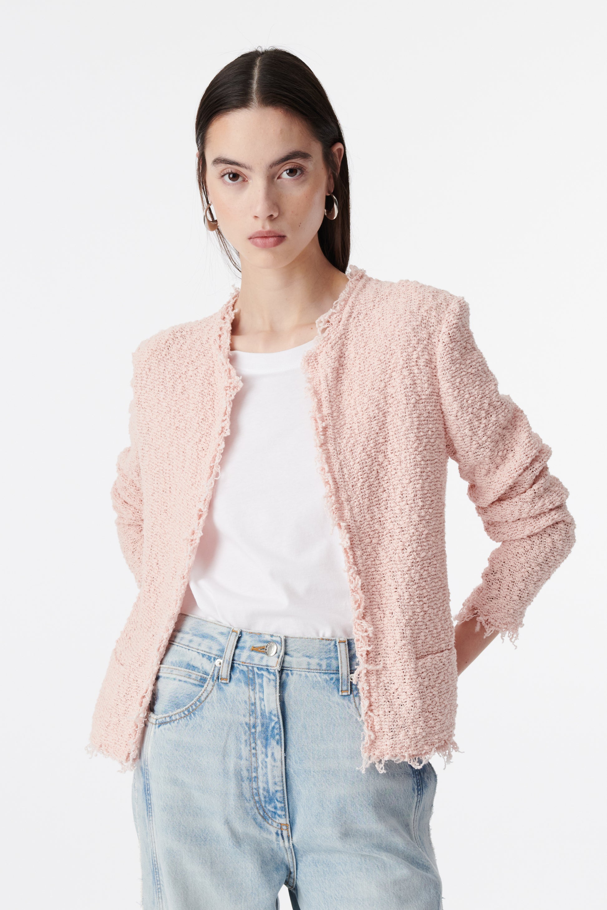 Jacket Shavani blush pink