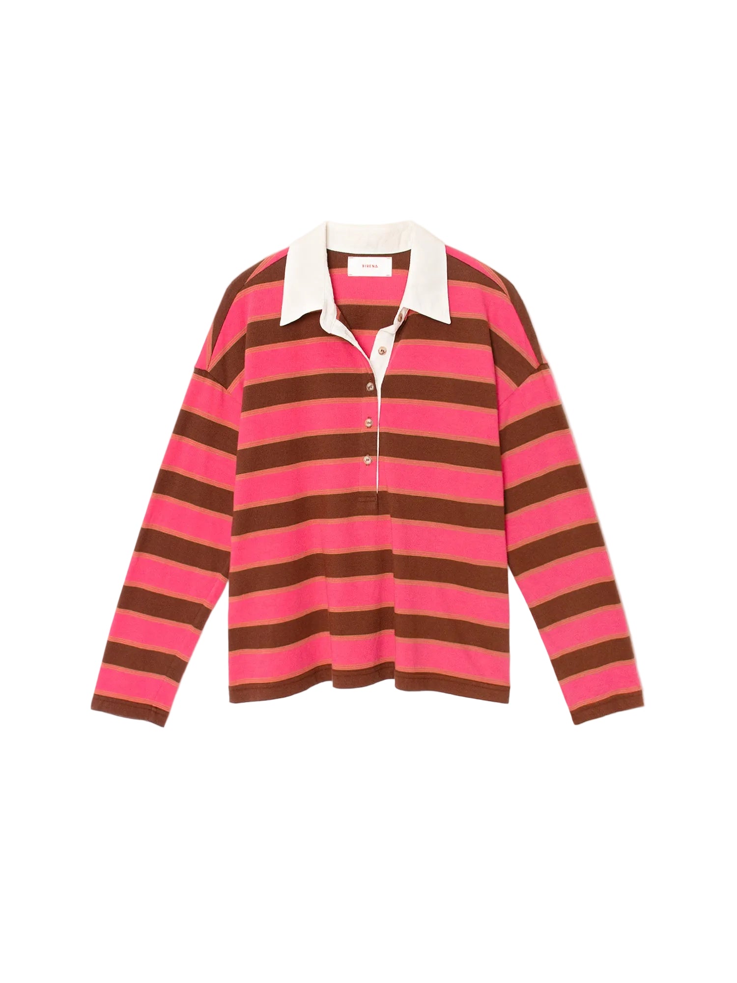 Sweatshirt Troy stripe chocolate cherry