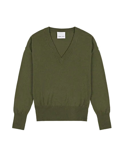 Image of Knit Jazz V cashmere green