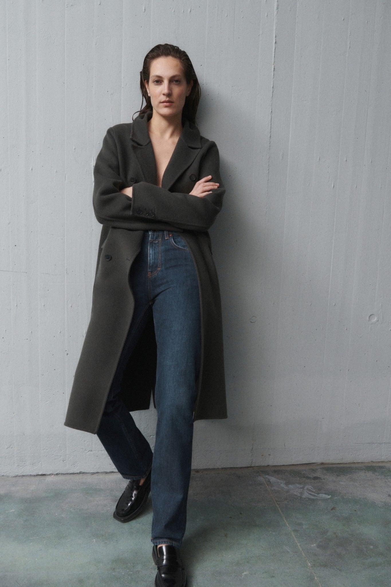 Image of Coat Irish coffee super soft cashmere