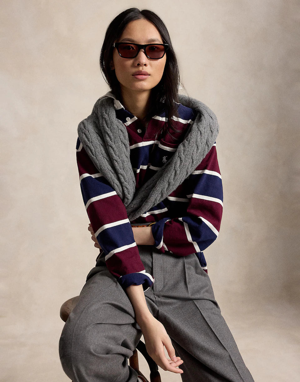 Image of Sweater Harvard navy wine