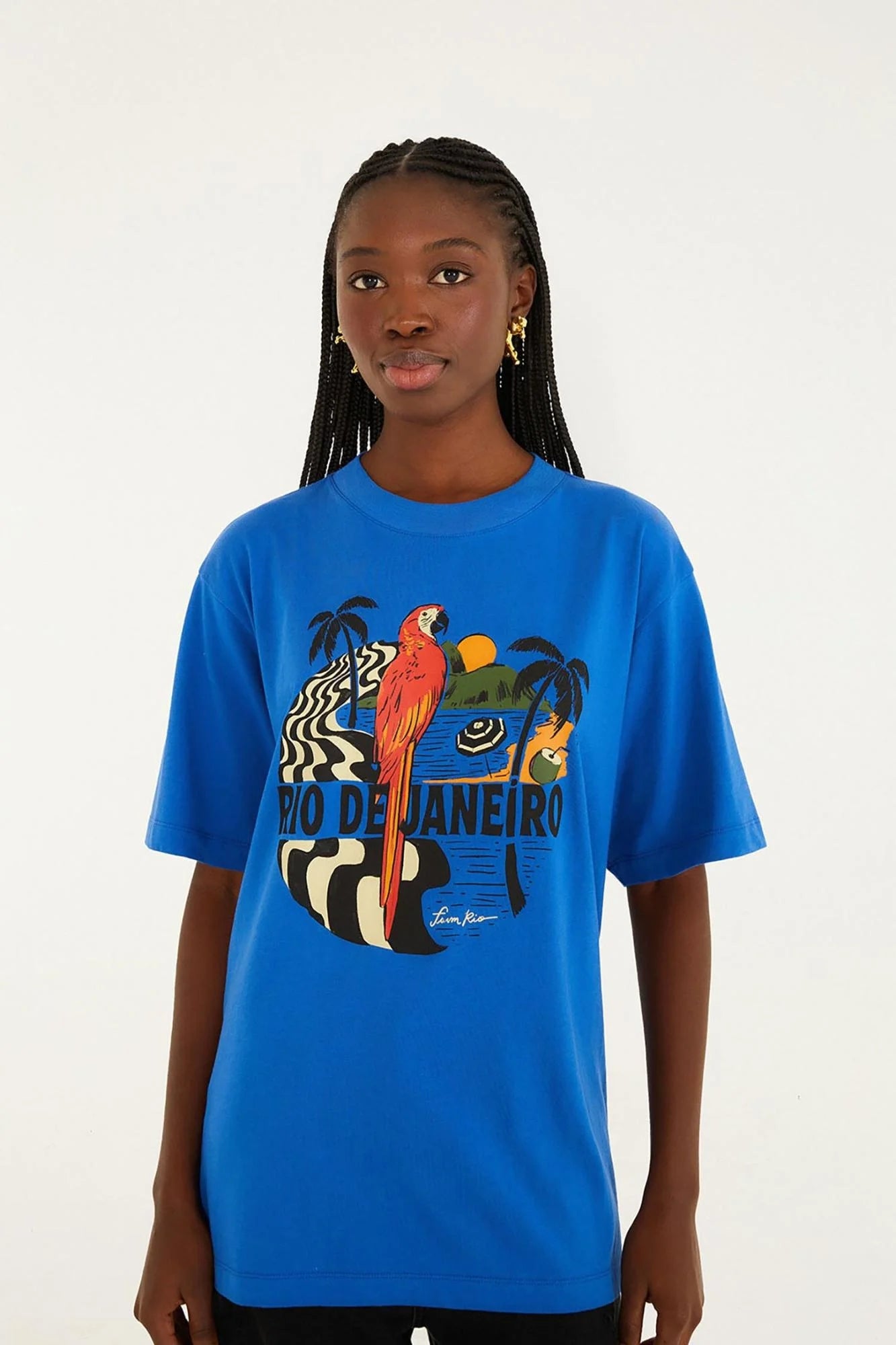 Tee Rio de Janeiro blue