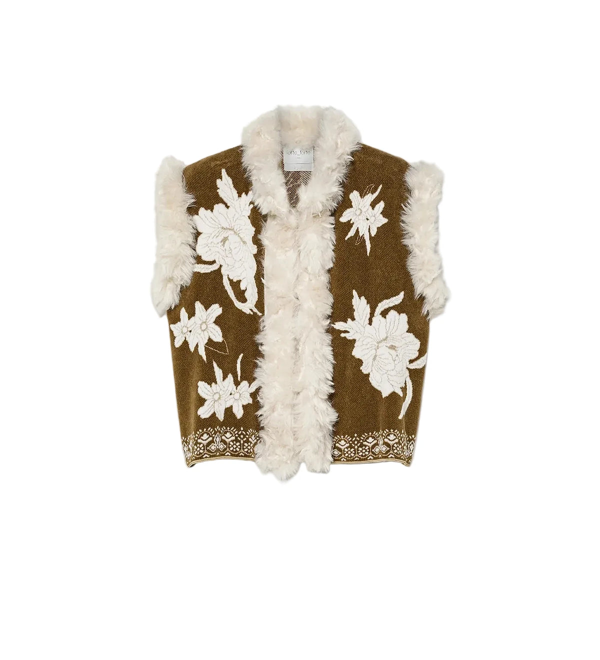 Gilet jacquard cumino