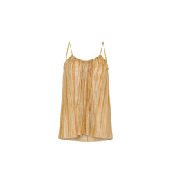 Image of Top lurex jersey jacquard gold