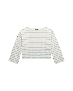 Image of Longsleeve stripe grey blue/white