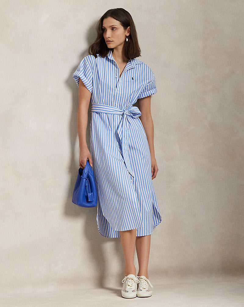 Image of Dress blue/white stripe