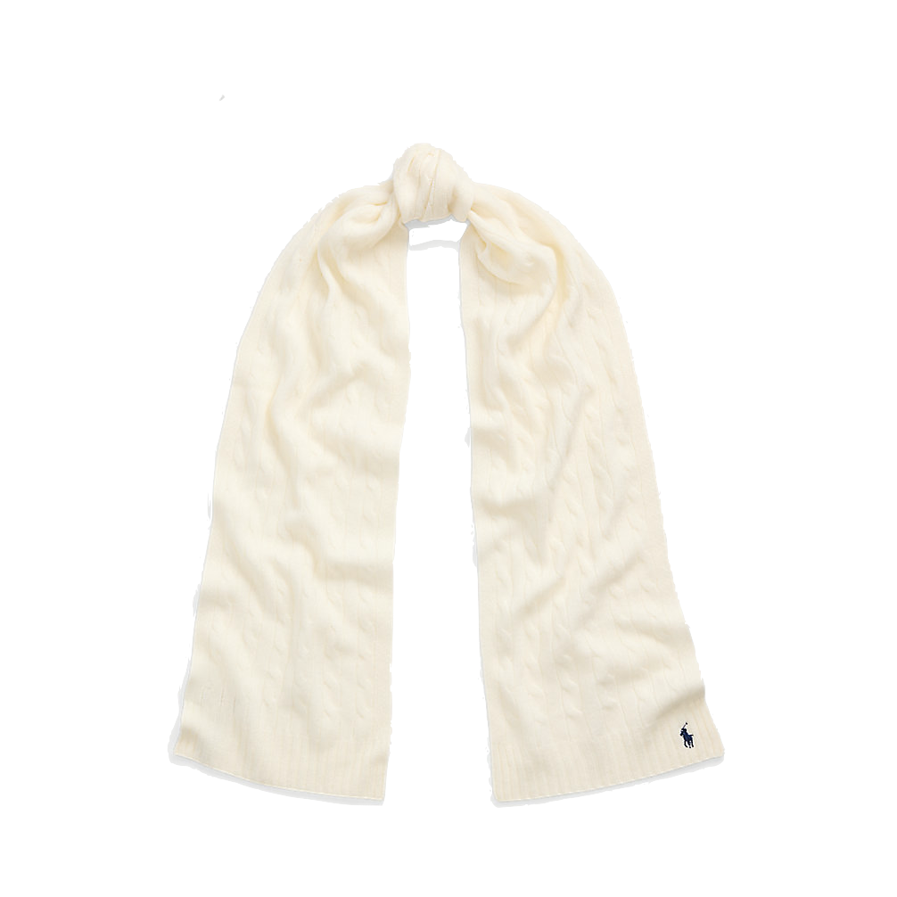 Scarf wol/cashmere ivory