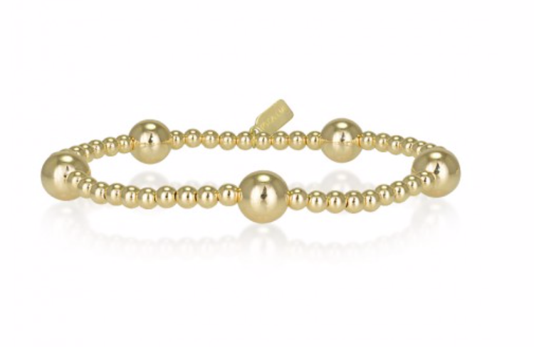 Bracelet gold dot 5