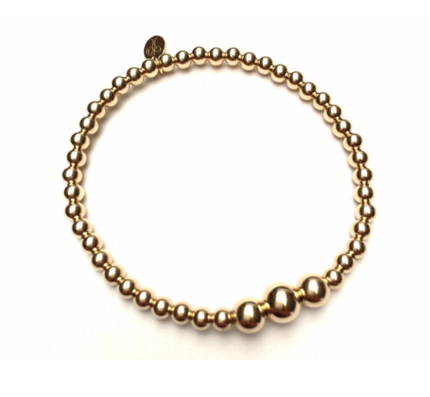 Bracelet gold three