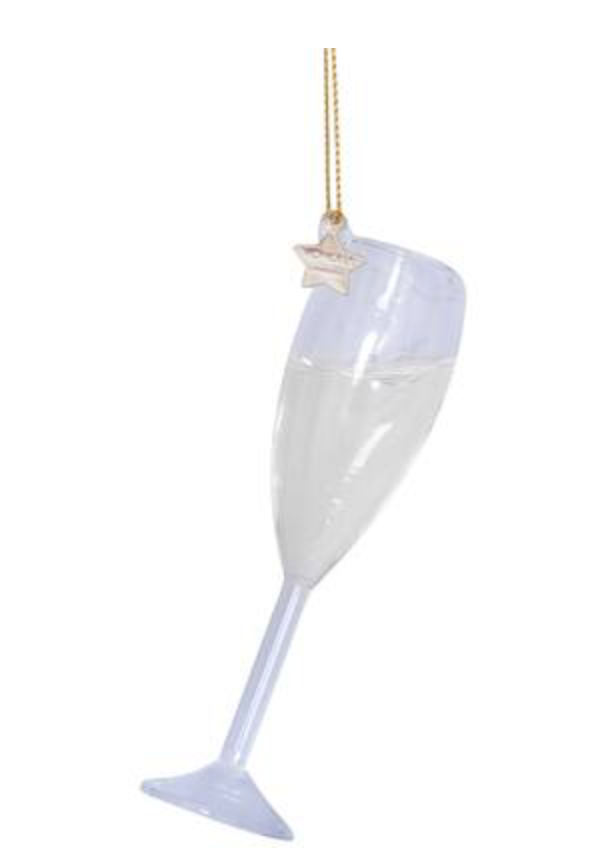 Image of Kersthanger champagne glas H11cm