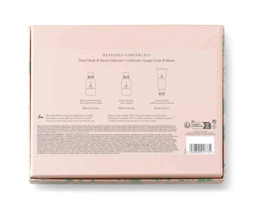 Heavenly Gingerlily Travel Body & Hand Set