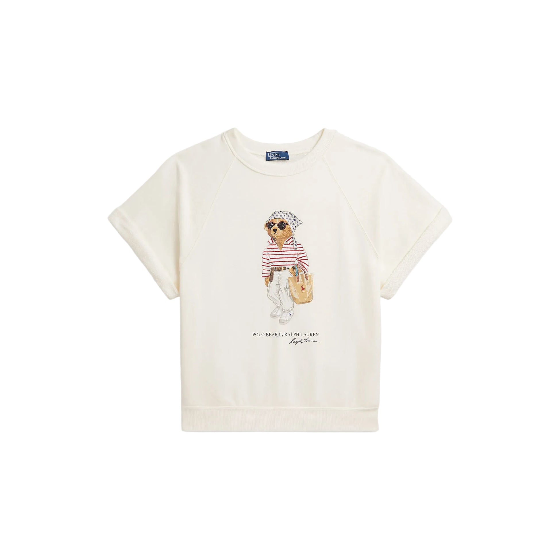Sweat Bear short sleeve warm white