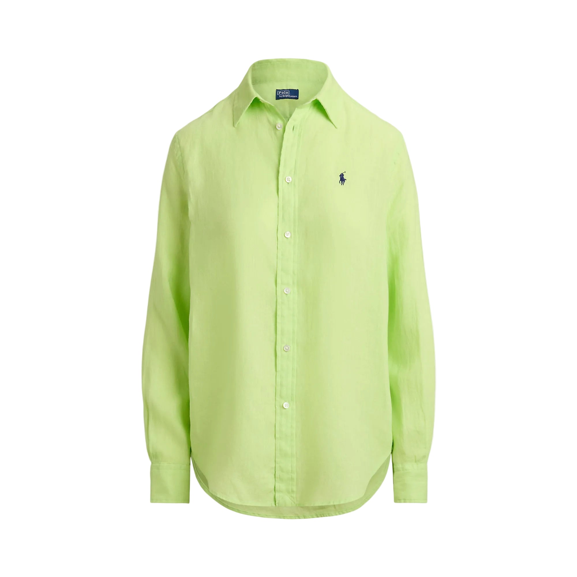 Image of Blouse linen electric lime