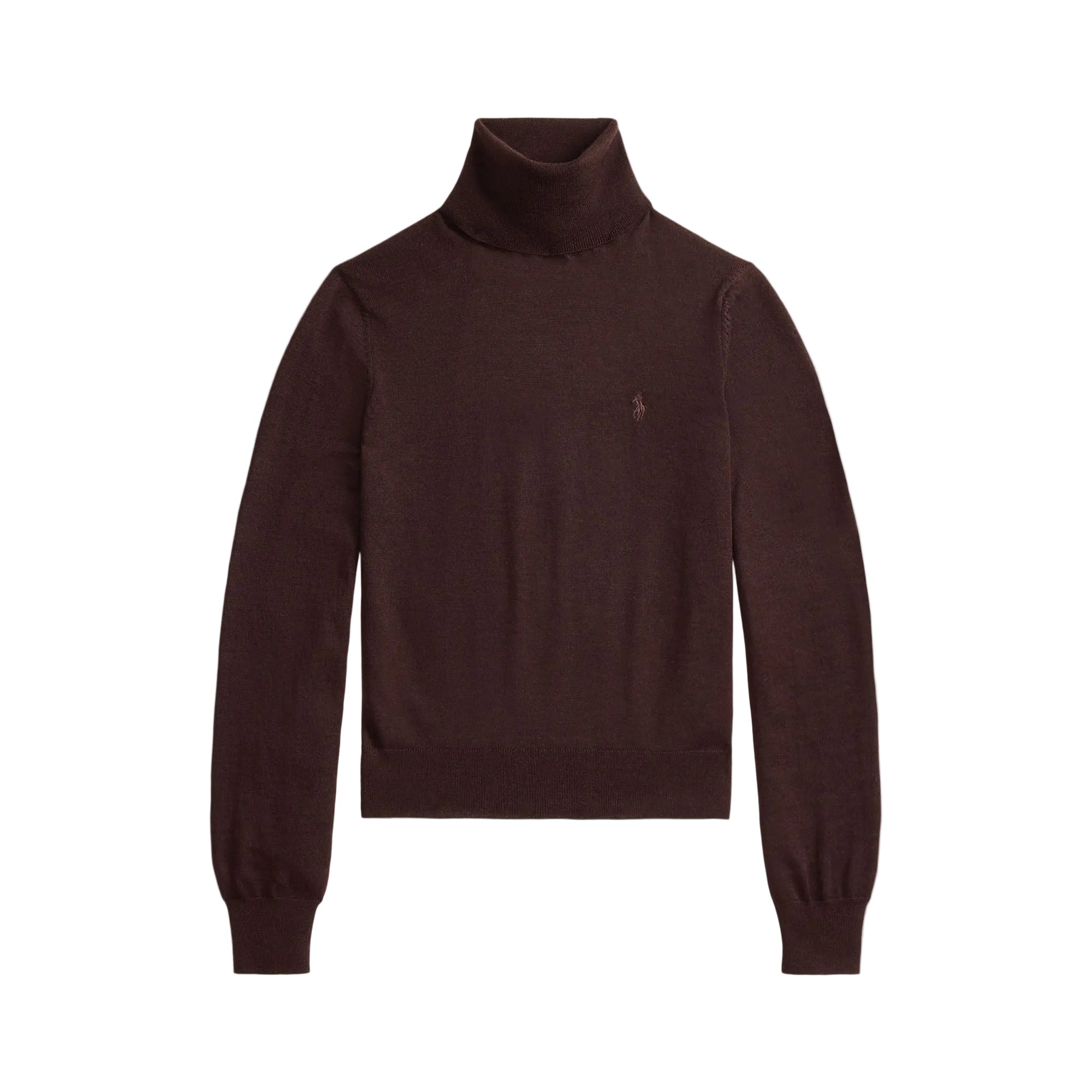 Image of Knit turtleneck deep chocolate