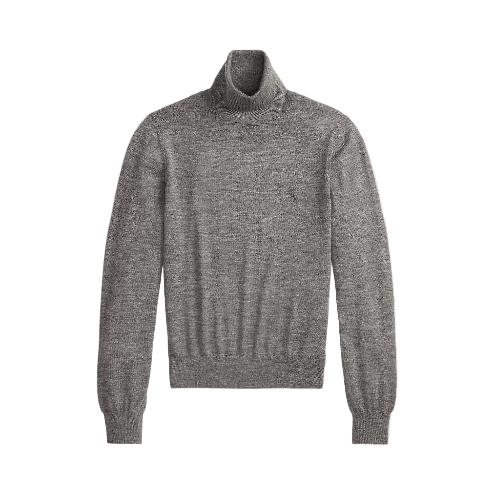Image of Knit turtleneck grey heather