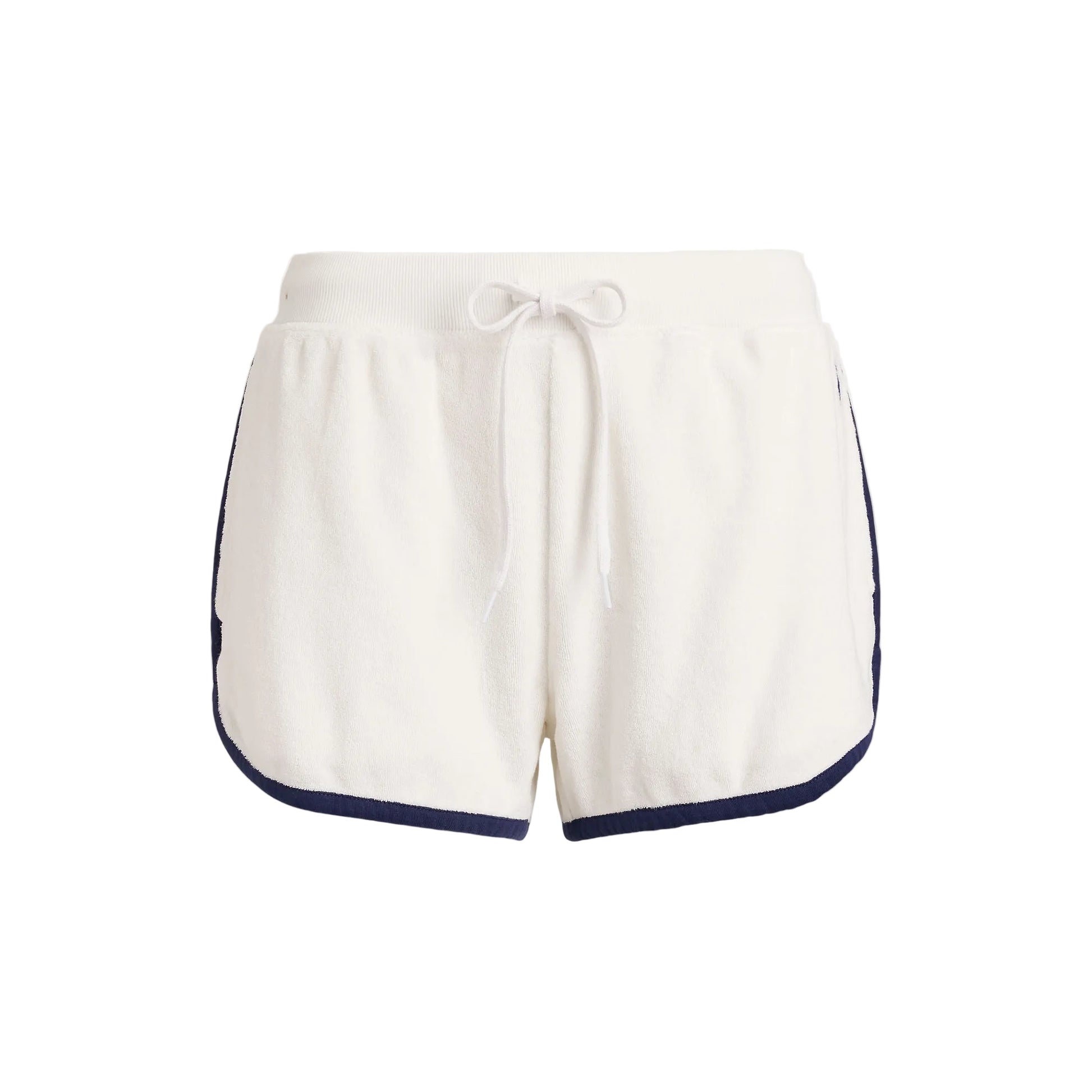 Short cruise white terry cotton