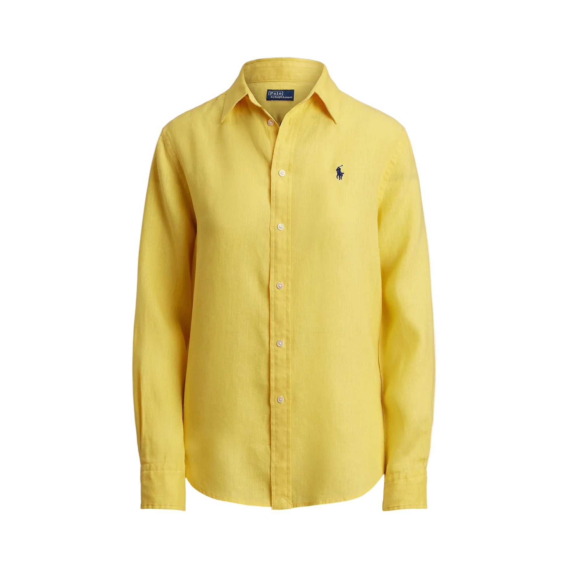 Blouse linen yellow