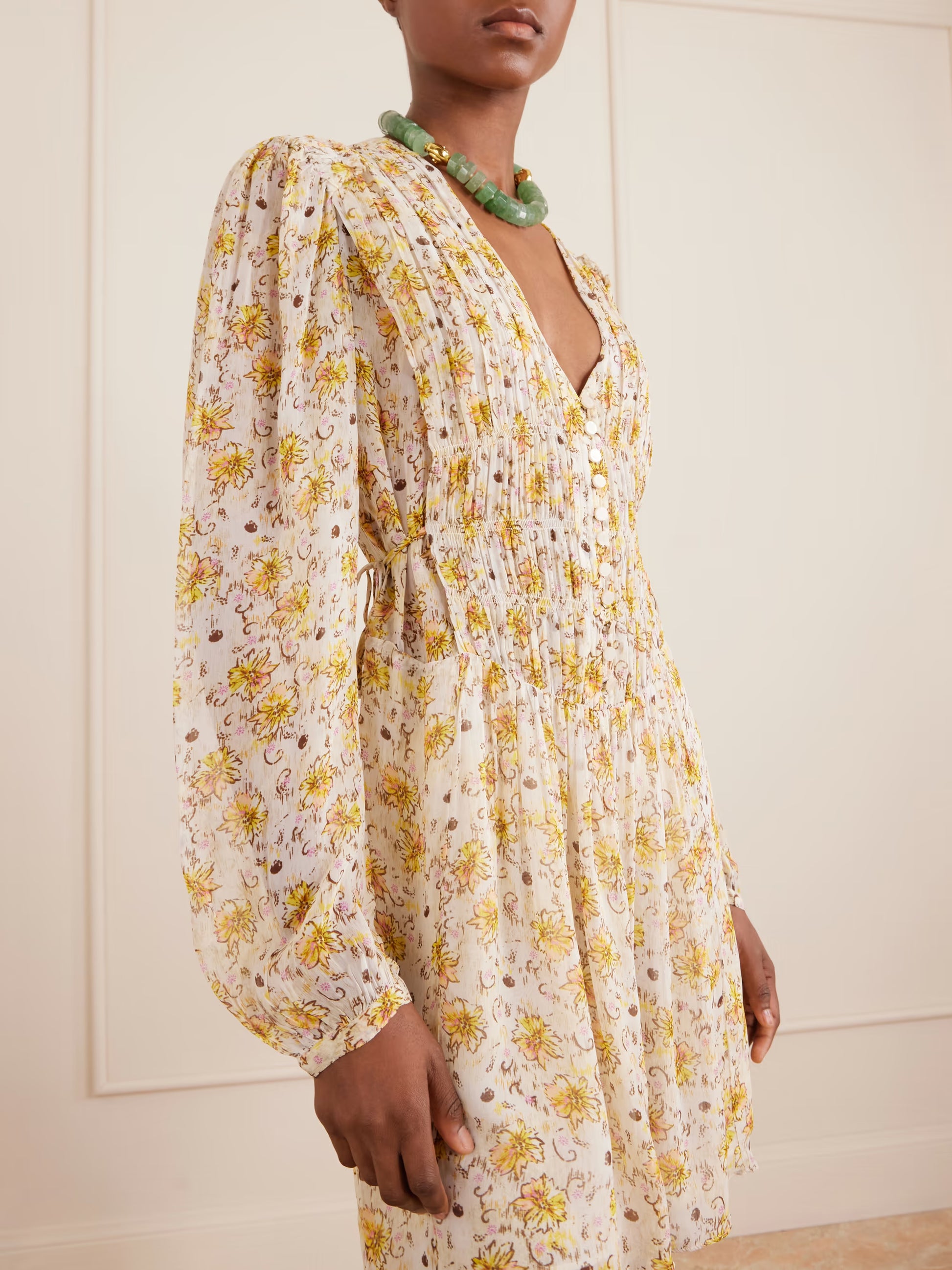 Dress Florel light yellow